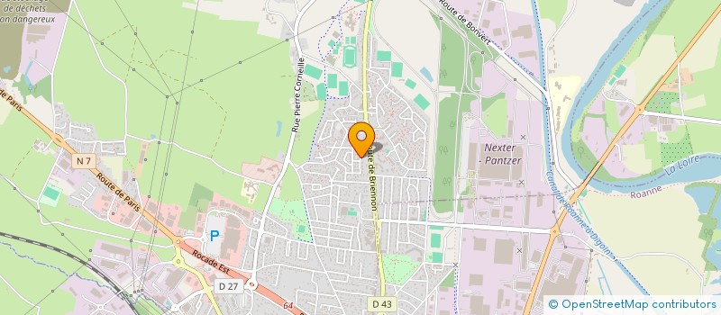 localisation de l'entreprise SCI J.P.S.  MABLY