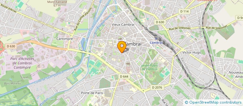 localisation de l'entreprise SCI J.P.S - INVEST à CAMBRAI