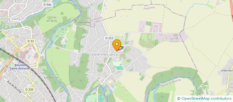 localisation de l'entreprise SCI J-PLEA  VARENNES-JARCY