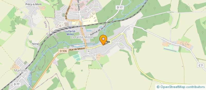 localisation de l'entreprise SCI J & R  LA FERTE-MILON