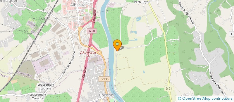 localisation de l'entreprise SCI J R C  MONTAUBAN