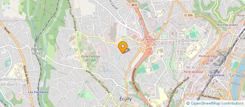 localisation de l'entreprise SCI J.R.D  ECULLY