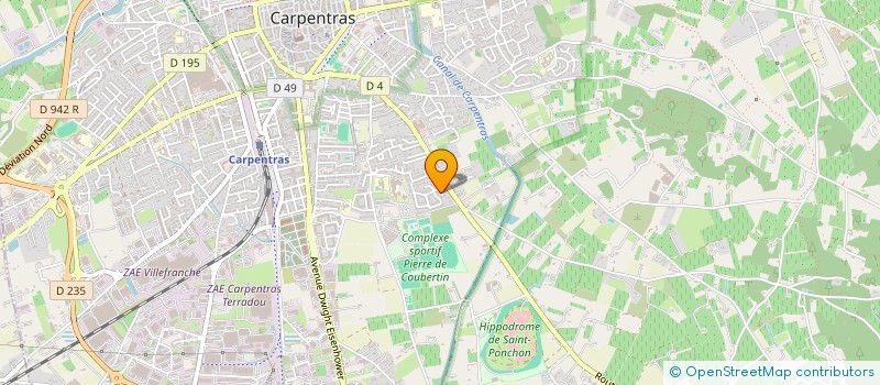 localisation de l'entreprise SCI J.R.D.C.  CARPENTRAS