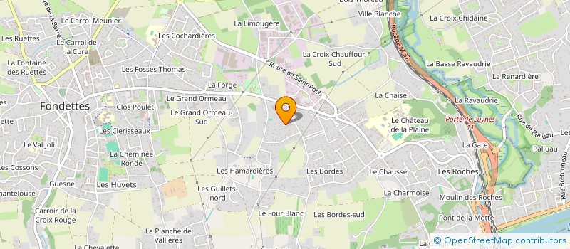 localisation de l'entreprise SCI J.R.G. à FONDETTES