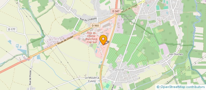 localisation de l'entreprise SCI J.R.G.  DISTRE