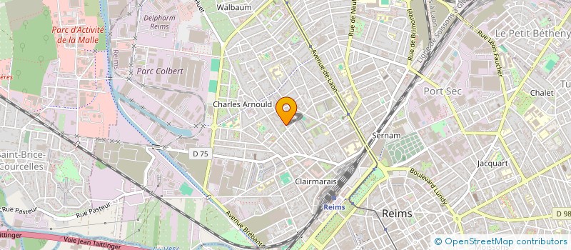 localisation de l'entreprise SCI J.R.L.A.  REIMS