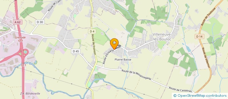 localisation de l'entreprise SCI J R S  VILLENEUVE-LES-BOULOC