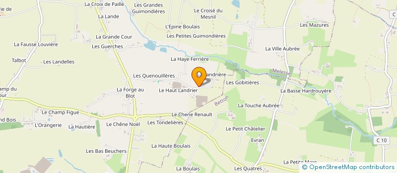 localisation de l'entreprise SCI J.S  MELESSE