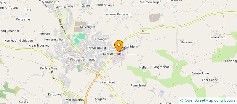 localisation de l'entreprise SCI J.S.  PLOUGUERNEAU