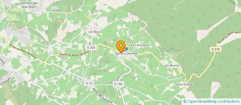 localisation de l'entreprise SCI J.S  BEDOIN