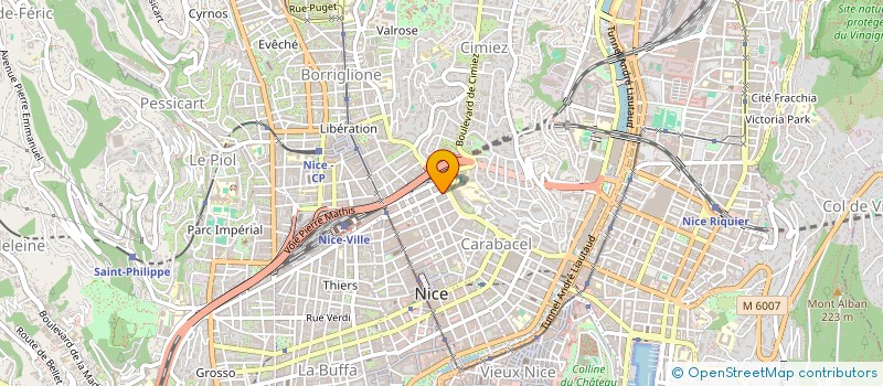 localisation de l'entreprise SCI J.S  NICE