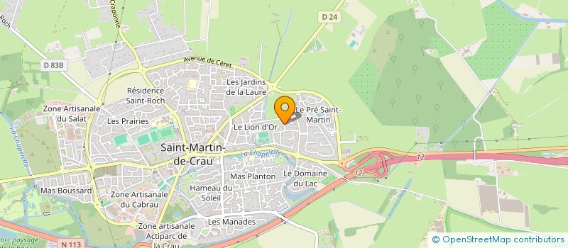localisation de l'entreprise SCI J.S.C.C à SAINT-MARTIN-DE-CRAU