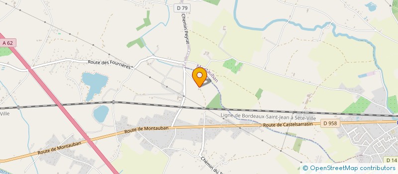 localisation de l'entreprise SCI J.S.D.  CASTELSARRASIN