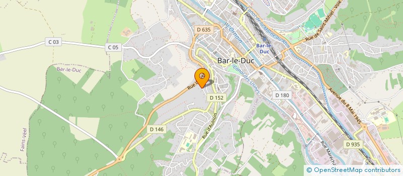 localisation de l'entreprise SCI J.S.E.L. à BAR-LE-DUC