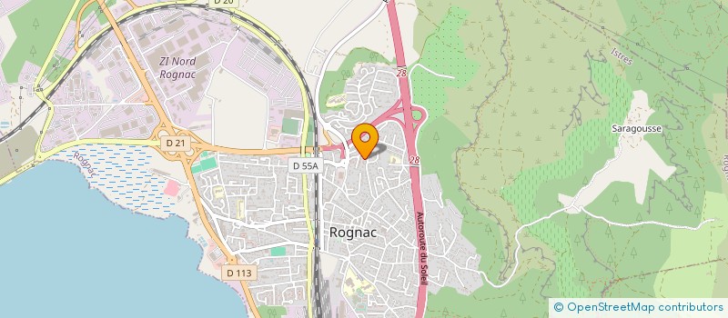 localisation de l'entreprise SCI J.S.F  ROGNAC