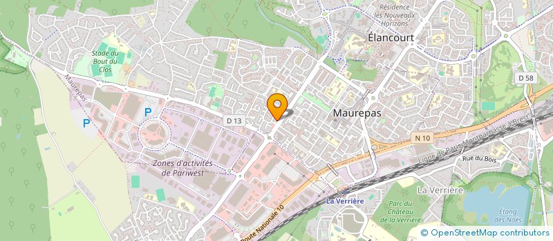 localisation de l'entreprise SCI J.S.K.  MAUREPAS