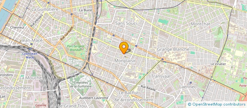 localisation de l'entreprise SCI J .S. M  98  LYON