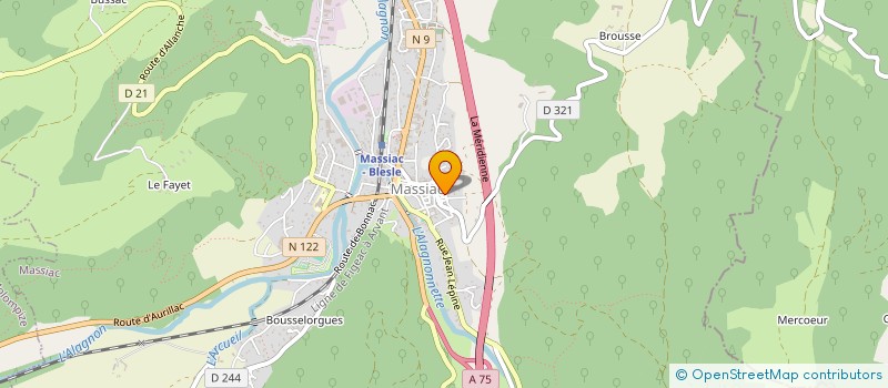 localisation de l'entreprise SCI J.S.M.L. à MASSIAC