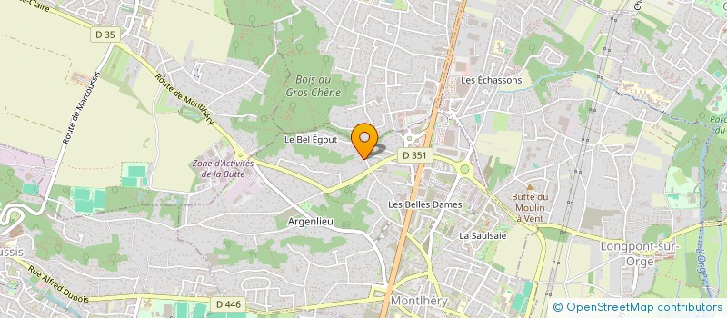 localisation de l'entreprise SCI J.S.N  MONTLHERY