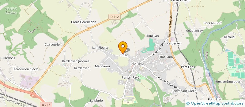 localisation de l'entreprise SCI J.S.P.  PLOUISY