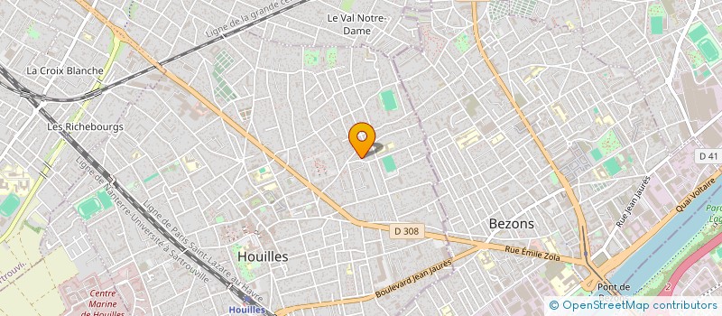 localisation de l'entreprise SCI J S P  HOUILLES