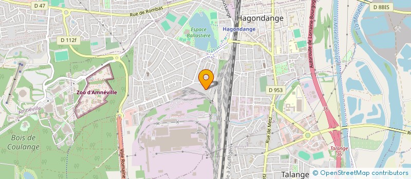 localisation de l'entreprise SCI J.S.P. à HAGONDANGE