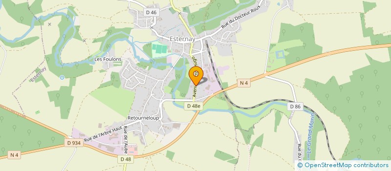 localisation de l'entreprise SCI J.S.R.  ESTERNAY