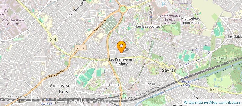 localisation de l'entreprise SCI J.S.S.R à SEVRAN