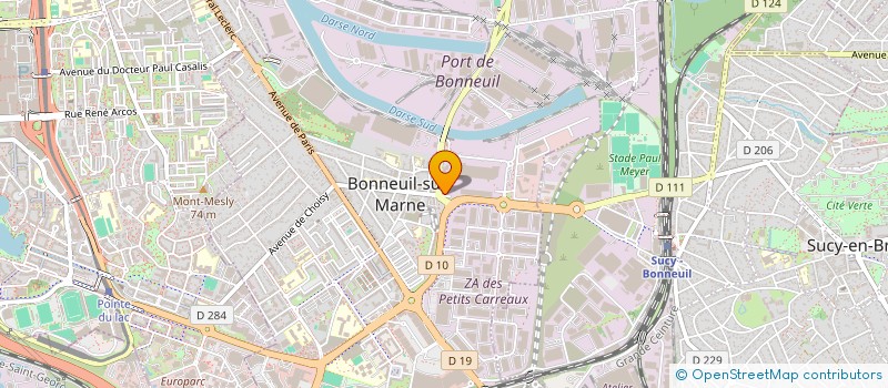 localisation de l'entreprise SCI J.S.T.A.A. à BONNEUIL-SUR-MARNE
