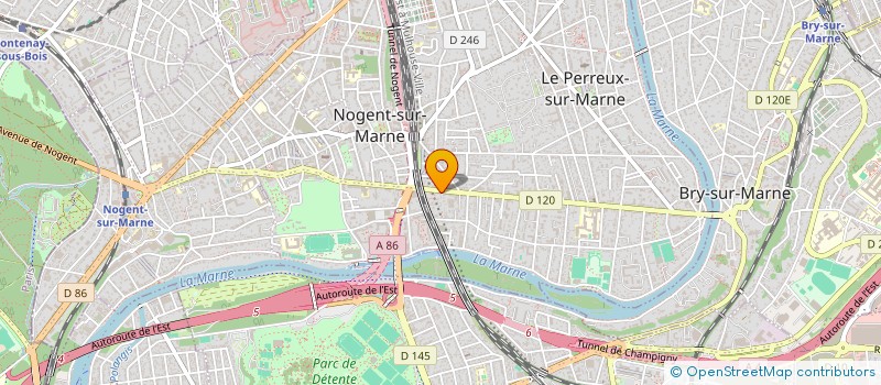 localisation de l'entreprise SCI J.S.Y à LE PERREUX-SUR-MARNE