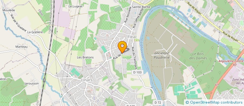 localisation de l'entreprise SCI J.SOLAM à FLEAC