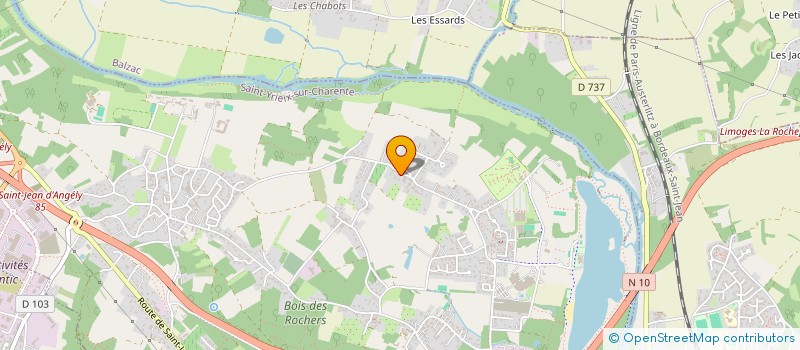 localisation de l'entreprise SCI J.T. à SAINT-YRIEIX-SUR-CHARENTE