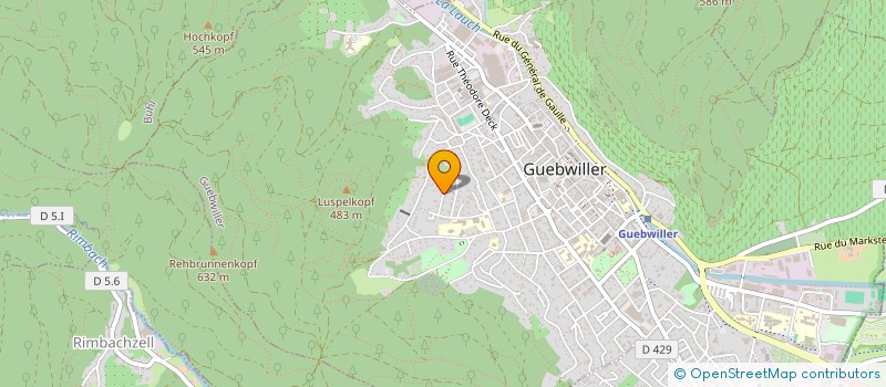 localisation de l'entreprise SCI J.T  GUEBWILLER