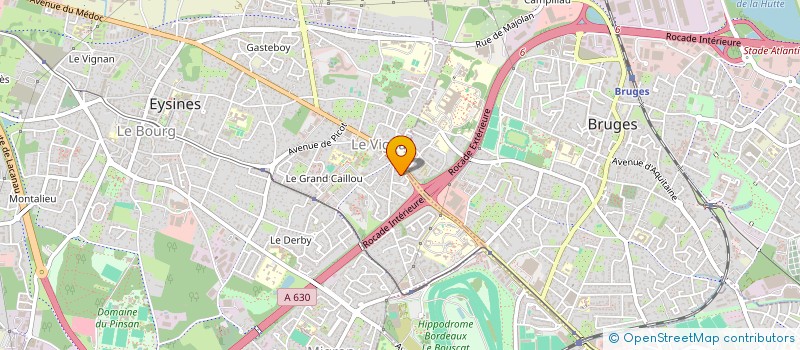 localisation de l'entreprise SCI J.T.C.  EYSINES