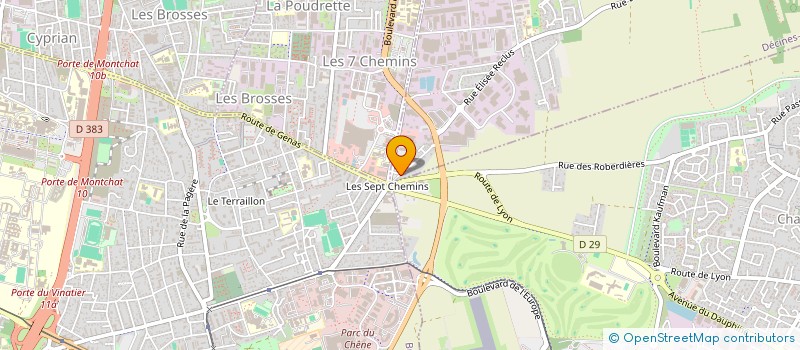 localisation de l'entreprise SCI J.T.C.J  DECINES-CHARPIEU