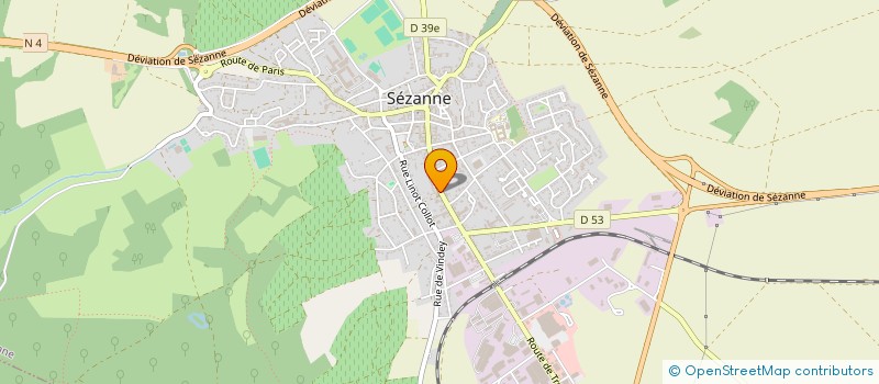 localisation de l'entreprise SCI J.T.E à SEZANNE