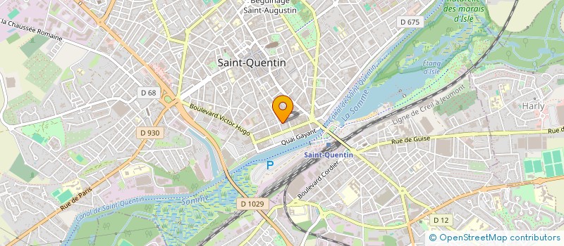 localisation de l'entreprise SCI J.V à SAINT-QUENTIN