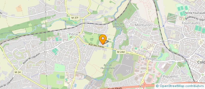 localisation de l'entreprise SCI J&V  PIBRAC