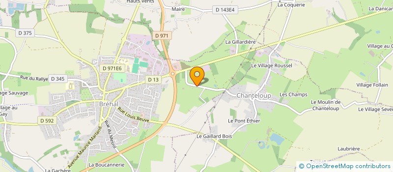 localisation de l'entreprise SCI J.V.E.  COUDEVILLE-SUR-MER