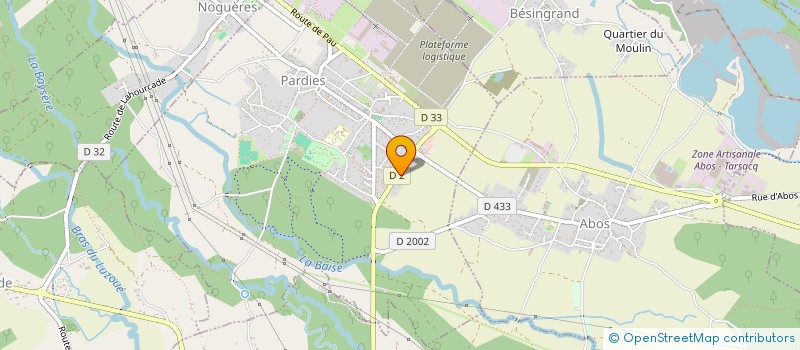 localisation de l'entreprise SCI J.V.GRALL  PARDIES