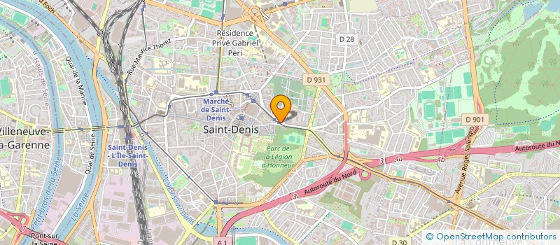 localisation de l'entreprise SCI J&V IMMO  SAINT-DENIS
