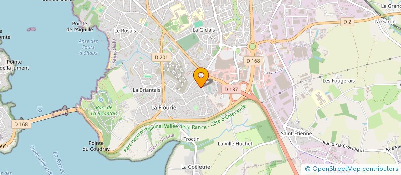 localisation de l'entreprise SCI J.V.P. LA BARONNIE  SAINT-MALO
