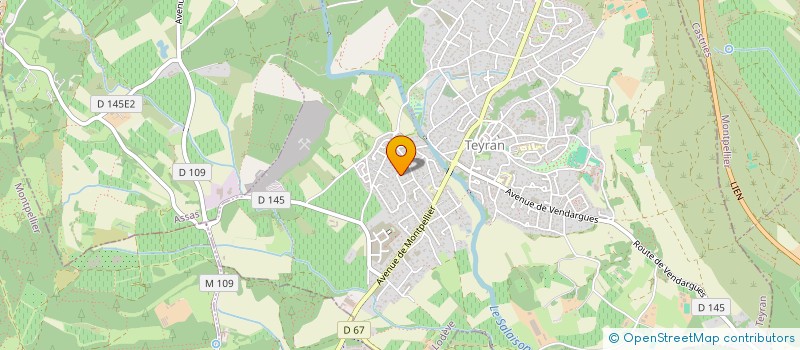 localisation de l'entreprise SCI J.V.S  TEYRAN