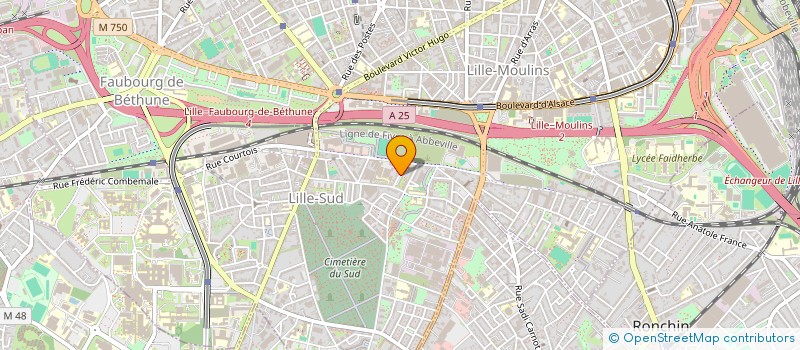 localisation de l'entreprise SCI J VALLES à LILLE