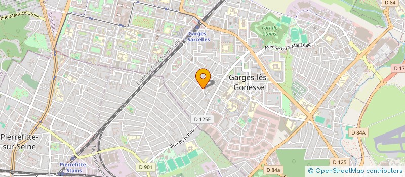 localisation de l'entreprise SCI J.W à GARGES-LES-GONESSE