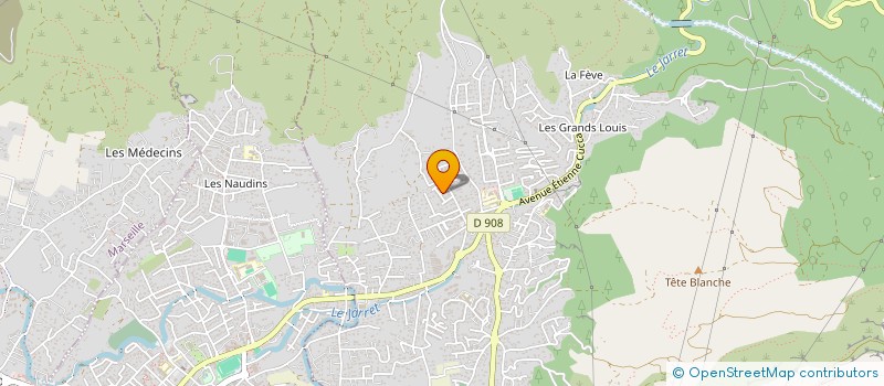 localisation de l'entreprise SCI J.W.A. COLLINS  ALLAUCH