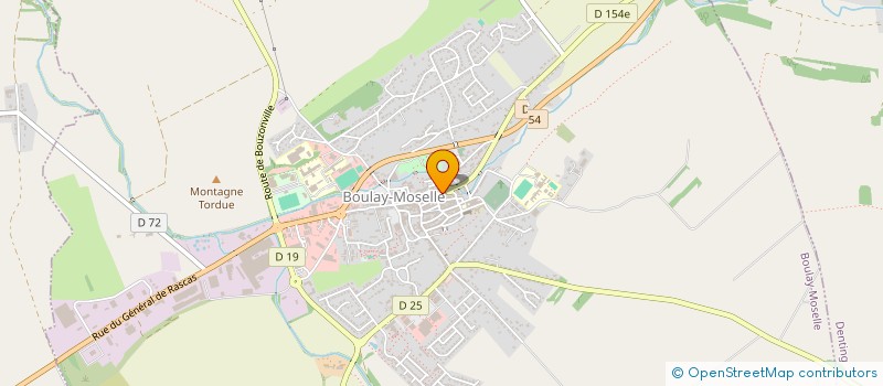localisation de l'entreprise SCI J.W.J à BOULAY-MOSELLE