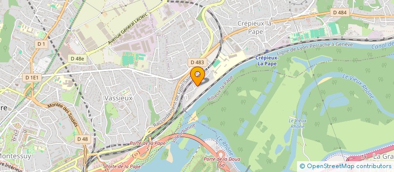 localisation de l'entreprise SCI J'Y  RILLIEUX-LA-PAPE