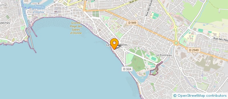 localisation de l'entreprise SCI  J-Y-D à LES SABLES D'OLONNE