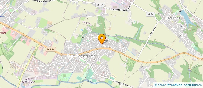 localisation de l'entreprise SCI J.Y.M.  QUINT-FONSEGRIVES